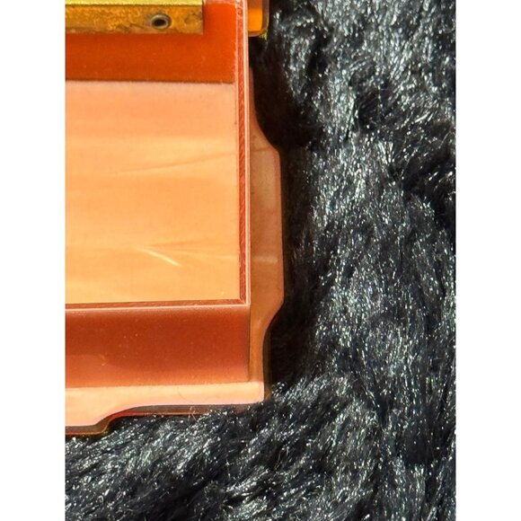 Vintage Dupont Pypalin Lucite Celluloid Vanity Box Pink Hinged Trinket Box - Picture 6 of 8